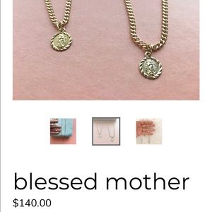 All The Wire Blessed Mother necklace